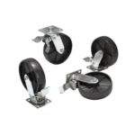 Glass Filled Nylon Total Locking Swivel Casters 8 In. x 2 In. For Aluminum Gantry Crane Models 3 AHA-2-4-TLC_A