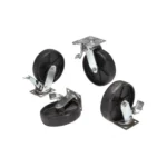 Glass Filled Nylon Total Locking Swivel Casters 8 In. x 2 In. For Aluminum Gantry Crane Models 4