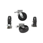 Glass Filled Nylon Total Locking Swivel Casters 8 In. x 2 In. For Aluminum Gantry Crane Models 5