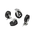 Cast Iron Swivel V-Groove Casters 8 In. x 2 In. For Aluminum Gantry Crane Models 4