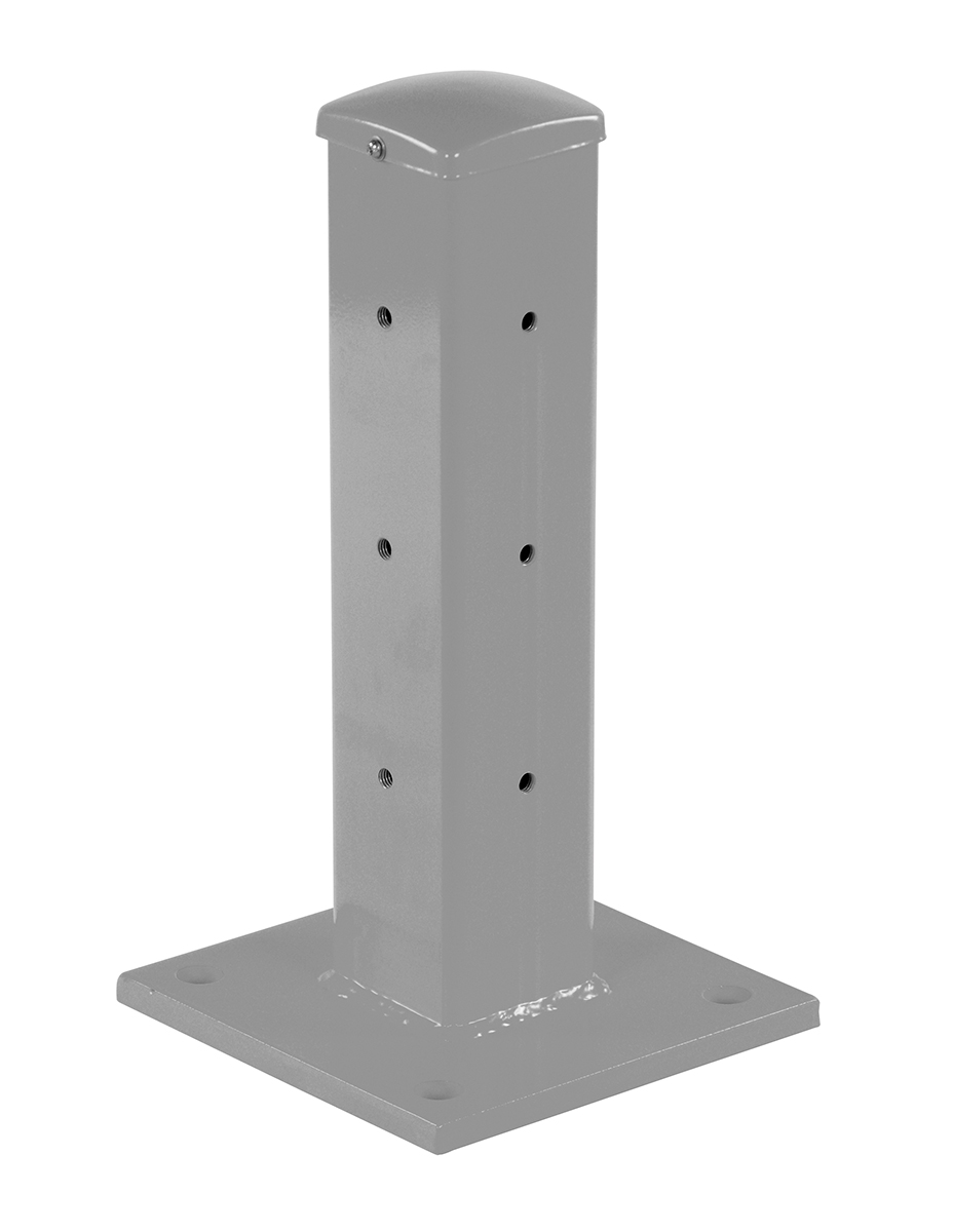 thumbnail image 2 of Vestil GR F3R BO 1 YL Steel 3 Ribbed Bolt On Style Guard Rail 2 of 13