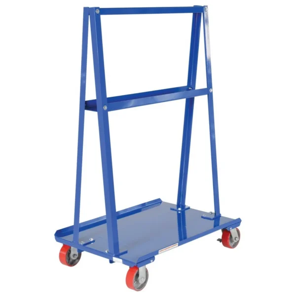 Steel A-Frame Cart 24 In. x 36 In. 2000 Lb. Capacity Blue