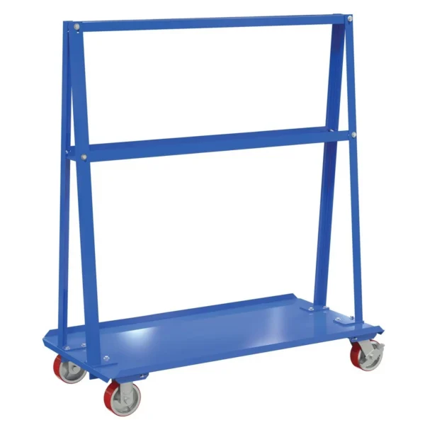 Steel A-Frame Cart 24 In. x 48 In. 2000 Lb. Capacity Blue