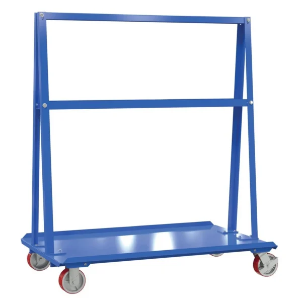 Steel A-Frame Cart 30 In. x 48 In. 2000 Lb. Capacity Blue