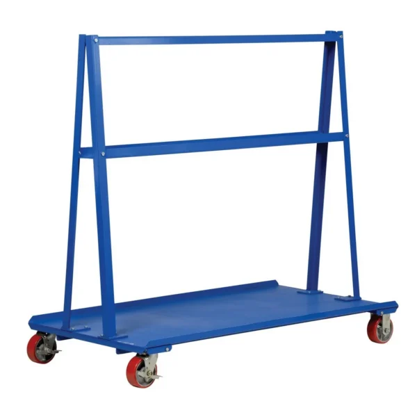 Steel A-Frame Cart 30 In. x 60 In. 2000 Lb. Capacity Blue