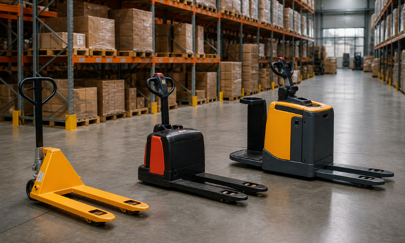 What types of pallet trucks are there