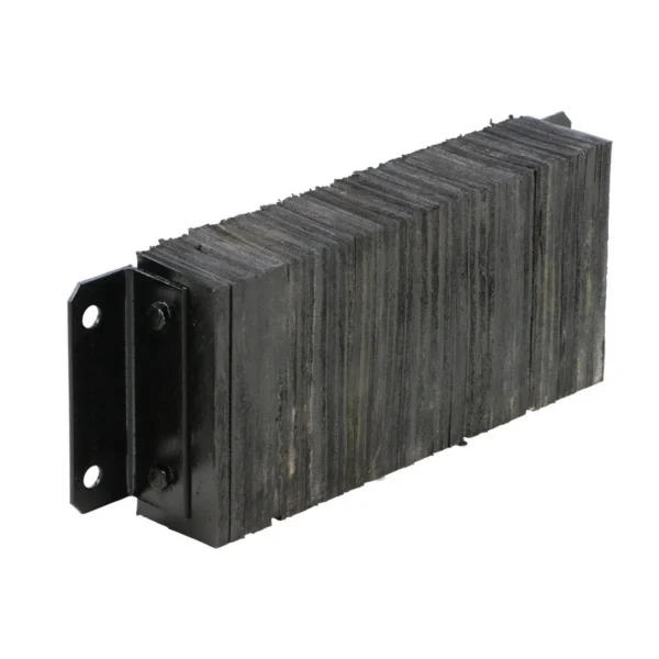 Laminated Rubber Dock Bumper 10 In. x 24 In. x 4-1/2 In. Black