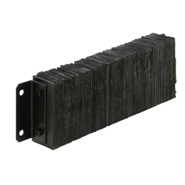 Laminated Rubber Dock Bumper 10 In. x 30 In. x 4-1/2 In. Black