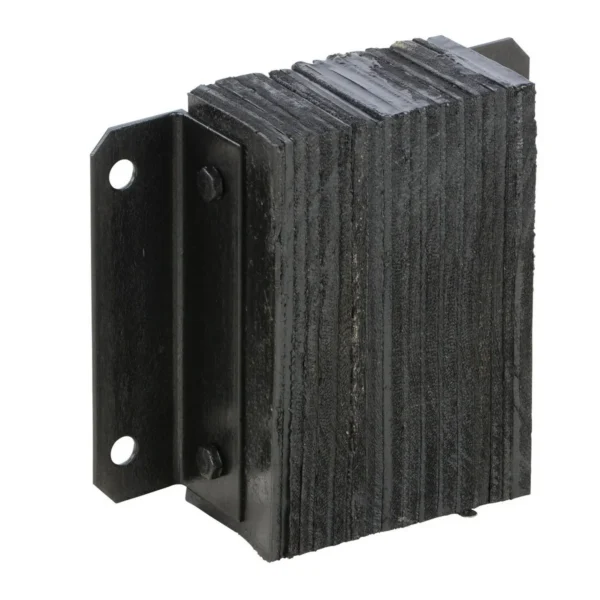 Laminated Rubber Dock Bumper 12 In. x 12 In. x 4-1/2 In. Black