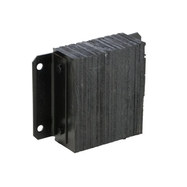 Laminated Rubber Dock Bumper 12 In. x 14 In. x 4-1/2 In. Black