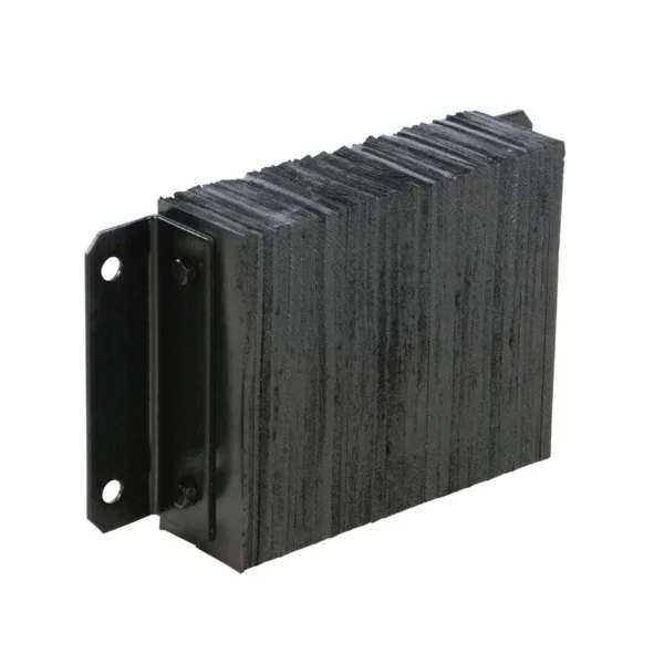 Laminated Rubber Dock Bumper 12 In. x 18 In. x 4-1/2 In. Black