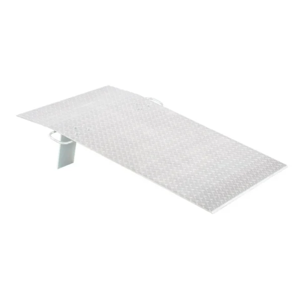 Aluminum Hand Truck Dock Plate 30 In. x 48 In. 700 Lb. Capacity Silver