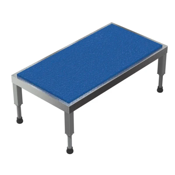 Stainless Steel Adjustable Work-Mate Stands 36 In. x 24 In. x 10-1/2 In. 500 Lb. Capacity Silver
