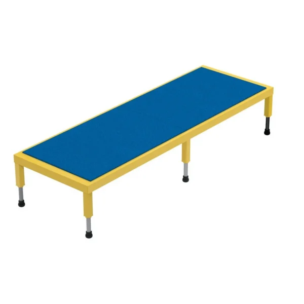 Steel Adjustable Work-Mate Stands 72 In. x 24 In. x 10-1/2 In. 500 Lb. Capacity Yellow