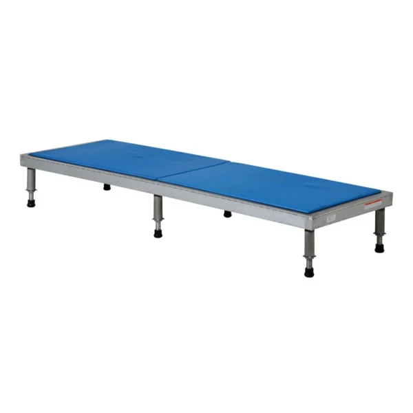 Stainless Steel Adjustable Work-Mate Stands 72 In. x 24 In. x 10-1/2 In. 500 Lb. Capacity Silver