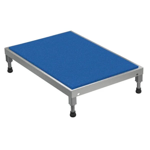 Stainless Steel Adjustable Work-Mate Stands 36 In. x 24 In. x 6-3/4 In. 500 Lb. Capacity Silver