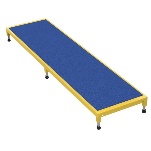 Steel Adjustable Work-Mate Stands 96 In. x 24 In. x 6-3/4 In. 500 Lb. Capacity Yellow