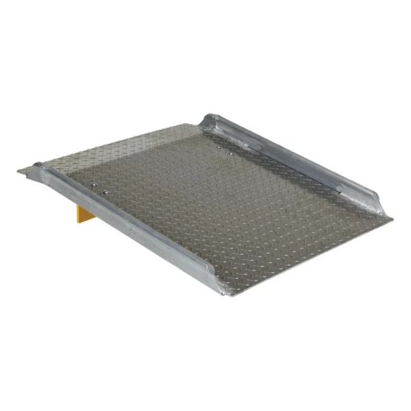 Aluminum Hand Truck Dock Board 47-7/8 In. x 31-1/4 In. x 10-3/16 In. 800 Lb. Capacity Silver