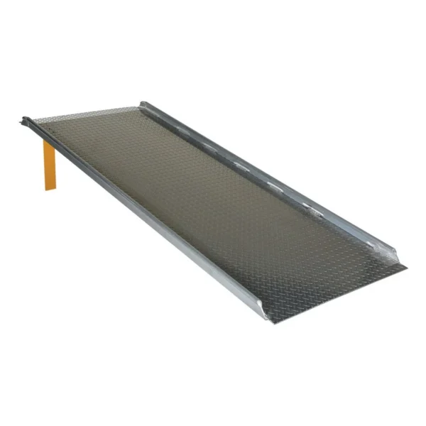 Aluminum Hand Truck Dock Board 95-7/8 In. x 37-1/4 In. x 19-1/8 In. 800 Lb. Capacity Silver