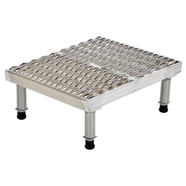 Stainless Steel Adjustable Work-Mate Stands 35-1/4 In. x 19 In. x 10-1/2 In. 500 Lb. Capacity Silver