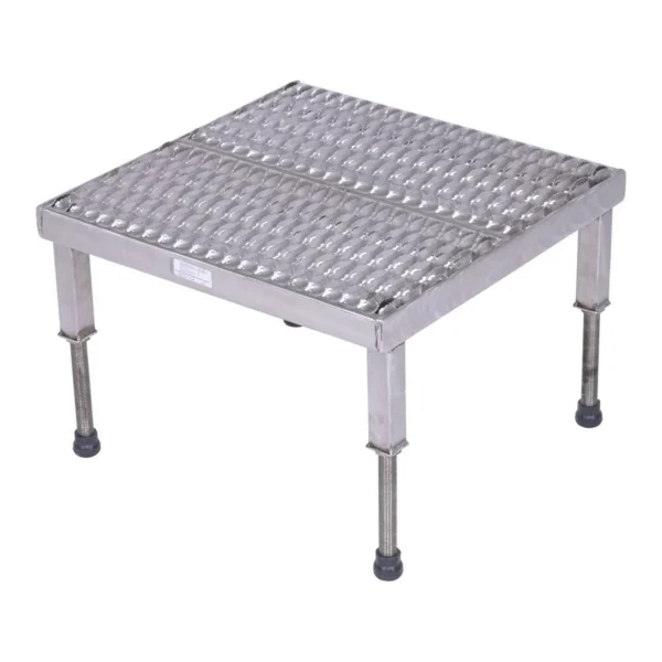 Stainless Steel Adjustable Work-Mate Stands 23-1/2 In. x 24 In. x 10-1/2 In. 500 Lb. Capacity Silver