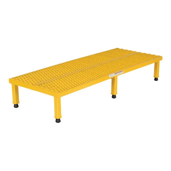 Steel Adjustable Work-Mate Stands 60 In. x 23-1/2 In. x 10-1/2 In. 500 Lb. Capacity Yellow