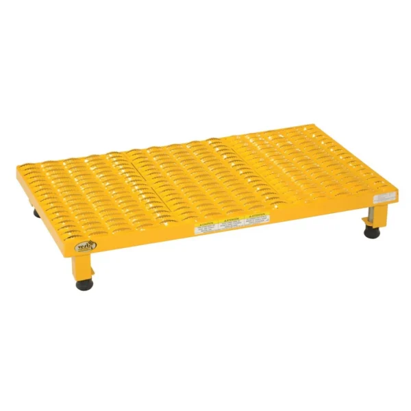 Steel Adjustable Work-Mate Stands 35-1/4 In. x 19-9/16 In. x 6-3/4 In. 500 Lb. Capacity Yellow