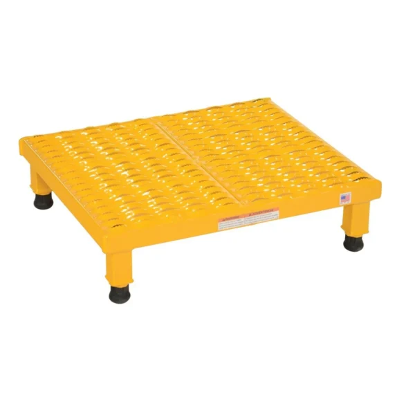 Steel Adjustable Work-Mate Stands 23-1/2 In. x 24-1/16 In. x 6-3/4 In. 500 Lb. Capacity Yellow