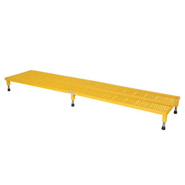 Steel Adjustable Work-Mate Stands 97 In. x 23-1/2 In. x 6-3/4 In. 500 Lb. Capacity Yellow