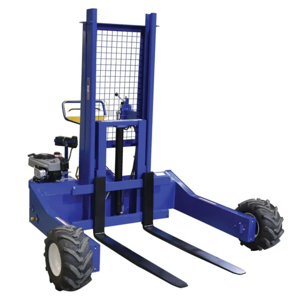 Steel Gas Powered All Terrain Pallet Truck 1000 Lb. Capacity Blue