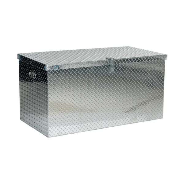 Aluminum Portable Tool Box 25-7/8 In. x 49-1/4 In. x 37-1/16 In. 2500 Lb. Capacity Silver