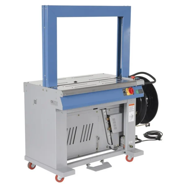 Steel Automatic High Speed Strapping Machine 23-1/8 In. x 48-3/8 In. x 58 In. Gray