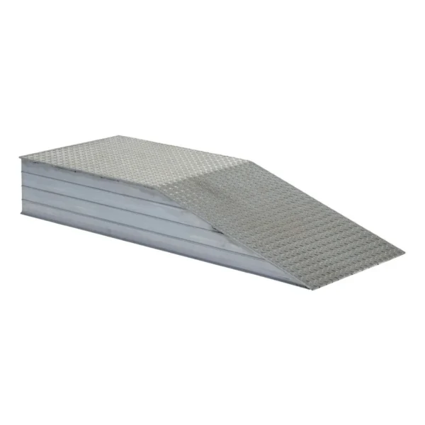 Aluminum Heavy Duty Wheel Riser 114 In. x 24 In. x 9-15/16 In. 30000 Lb. Capacity Silver