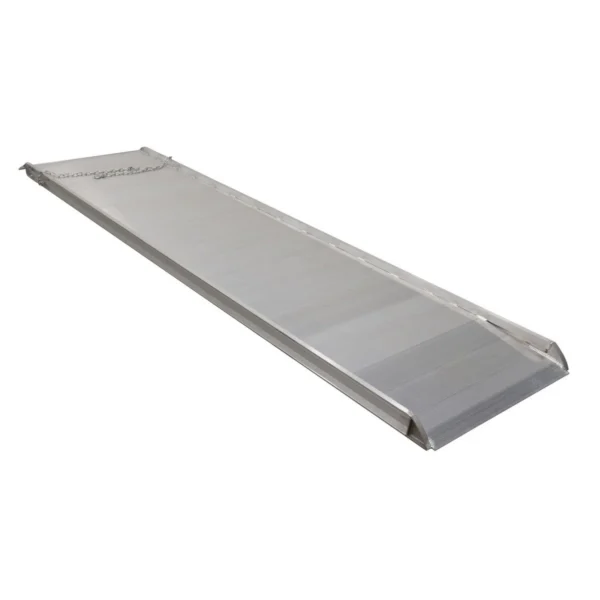 Aluminum Wheel Walk Ramp Overlapping Style 144 In. x 38 In. 1900 Lb. Capacity Silver