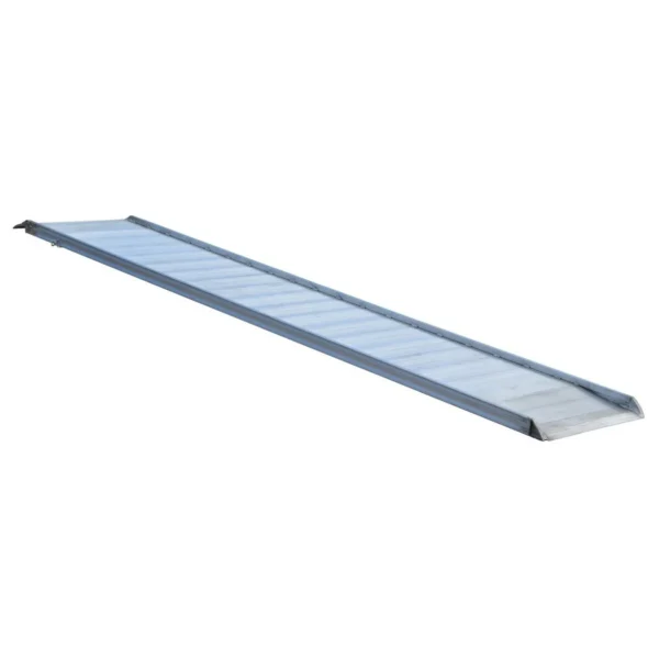 Aluminum Wheel Walk Ramp Overlapping Style 192 In. x 38 In. 1000 Lb. Capacity Silver