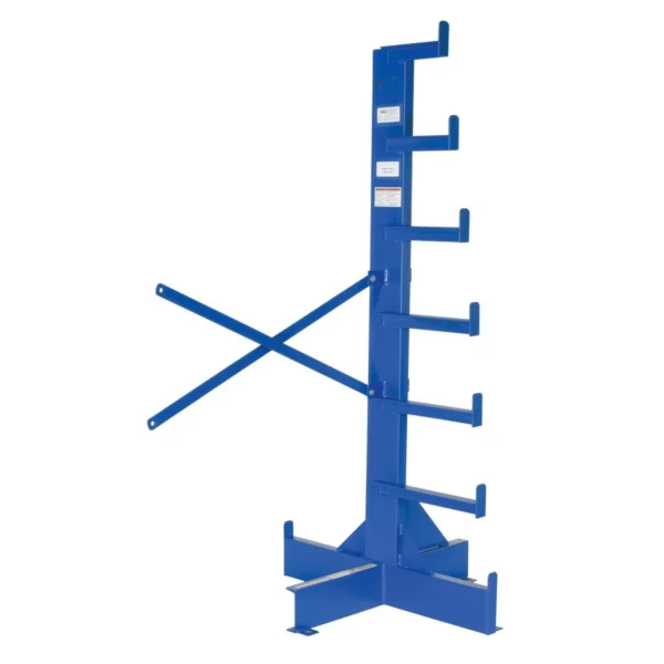 Steel Bar Stock Tree Add On Single Sided 38-1/2 In. x 62 In. x 80-1/2 In. 500 Lb. Capacity Blue