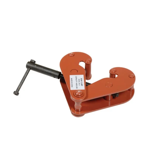 Steel Beam Clamp Horizontal Lift Style 16 In. x 4 In. x 6-1/2 In. 4000 Lb. Capacity Orange