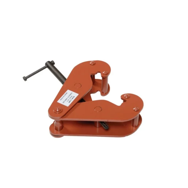 Steel Beam Clamp Horizontal Lift Style 20-1/4 In. x 5-1/4 In. x 7-3/4 In. 6000 Lb. Capacity Orange