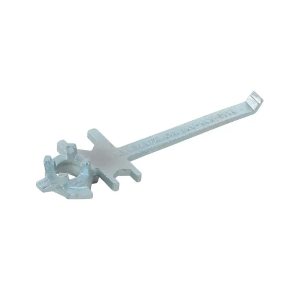 Polished Zinc Cast Steel Straight Hand Drum Bung Nut Wrench