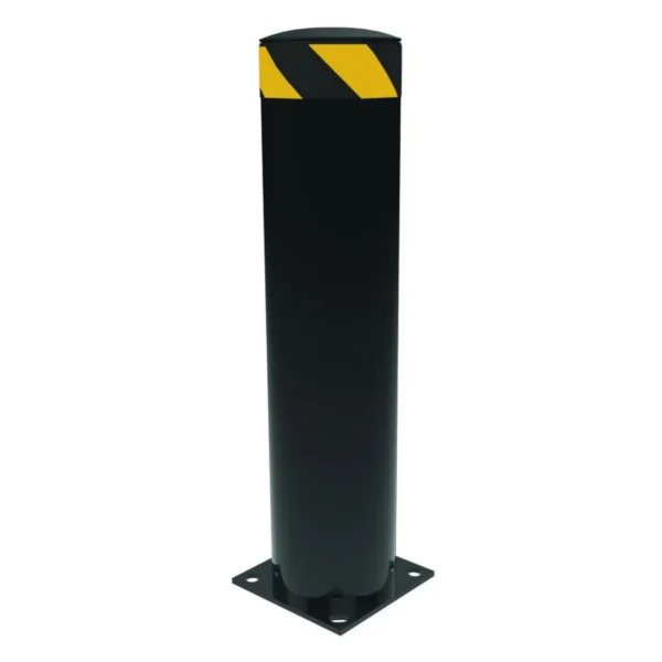 Steel Pipe Safety Bollard 36 In. x 8-1/2 In. Black