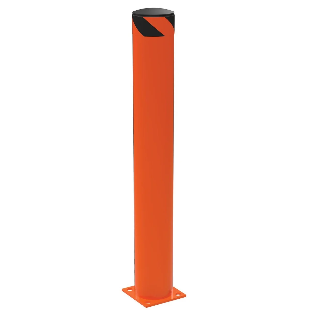 BOL-48-6.5-OR.webp 48" Steel Bollard