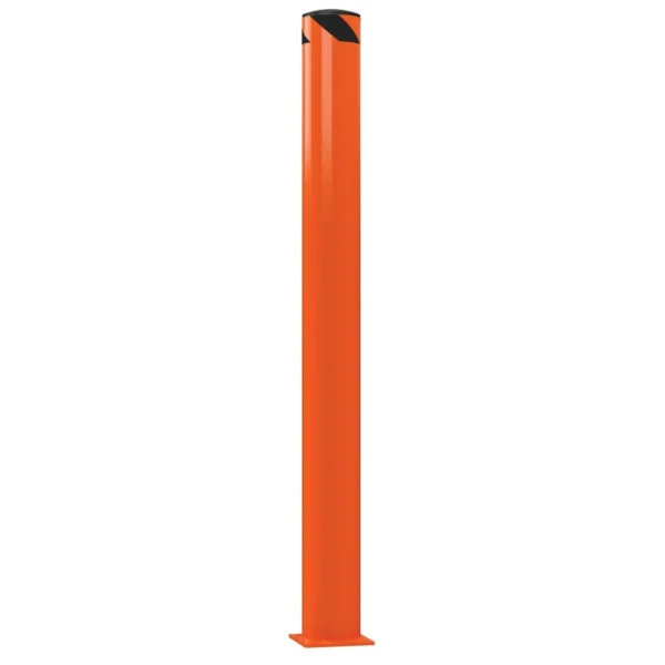 Steel Pipe Safety Bollard 72 In. x 6-1/2 In. Orange