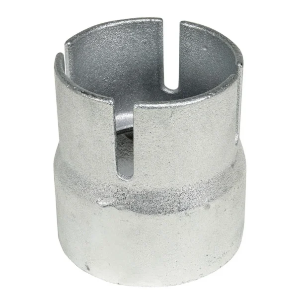Cast Steel Bollard Chain Cap Retro-Fit 4-1/2 In. Silver