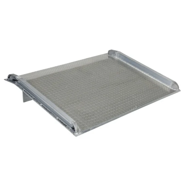 Aluminum Truck Dock Board 78 In. x 42 In. 20000 Lb. Capacity Silver