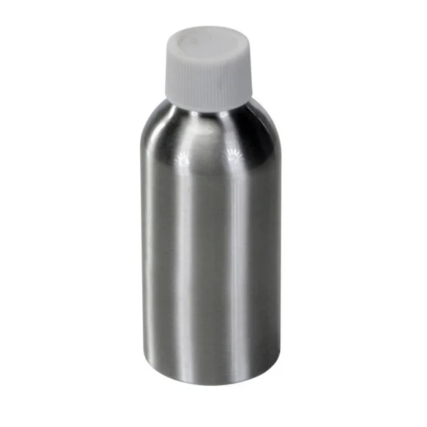 Aluminum Metal Bottle 4 Ounces Silver