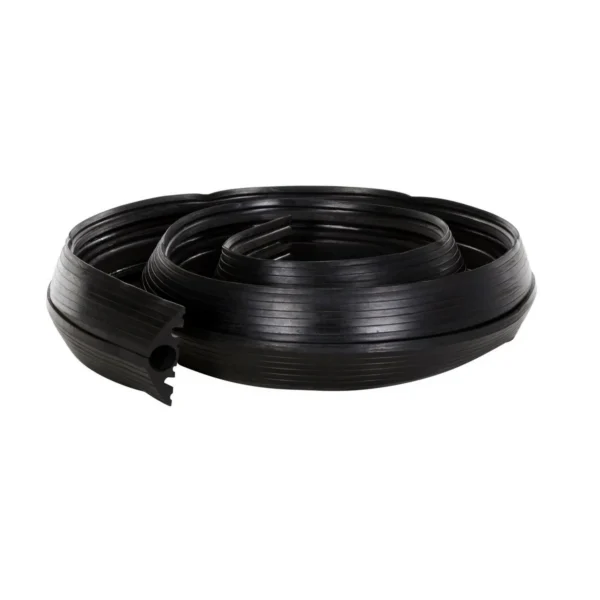 Extruded Rubber Cord Protector 12Ft. 4400 Lb. Capacity Black