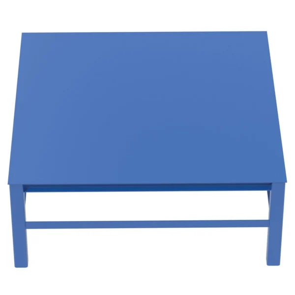 Steel Elevated Bases for Carousels 60 In. x 24 In. 6000 Lb. Capacity Blue
