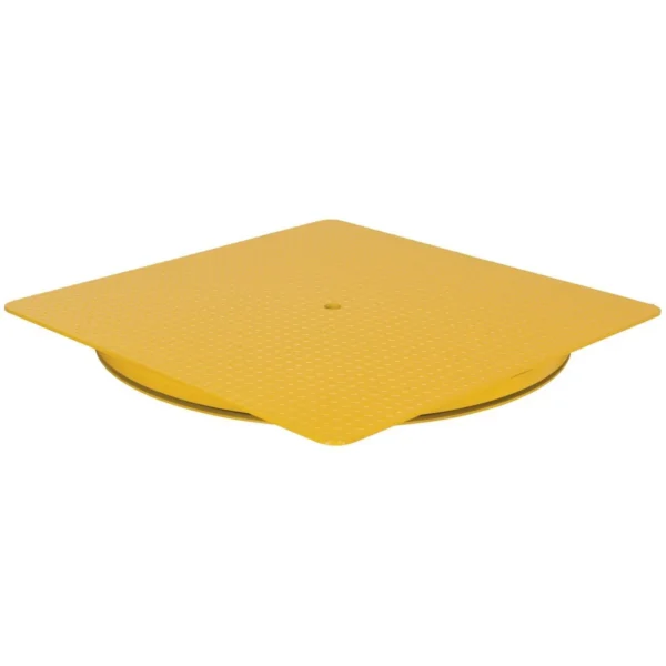 Heavy Duty Square King Pin Carousel 48 In. x 48 In. 6000 Lb. Capacity Yellow