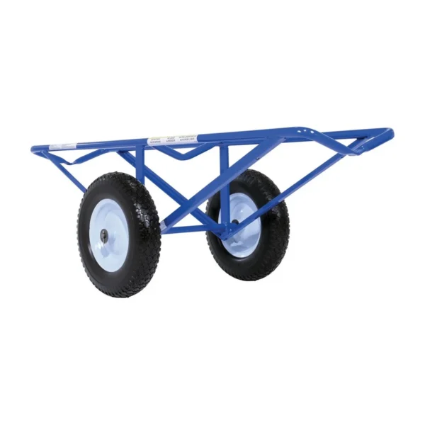 Portable Carpet Dolly with Foam Filled Wheels 61 In. x 26 In. x 20 In. 500 Lb. Capacity Blue