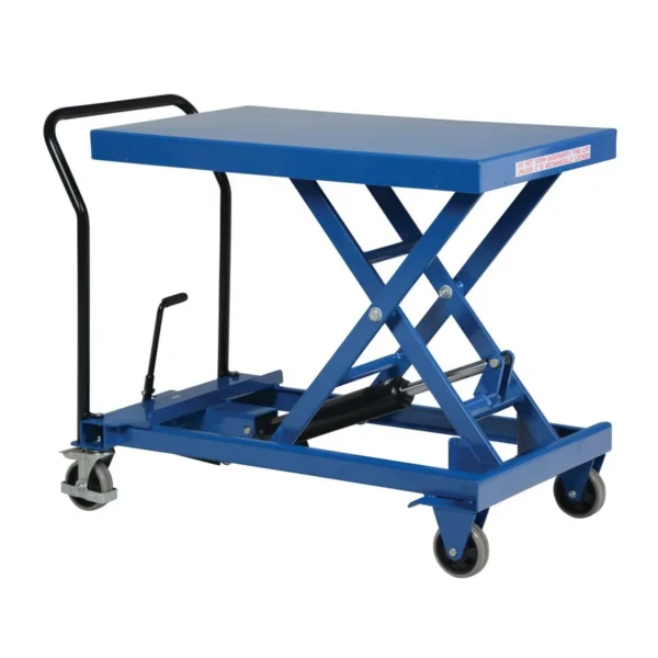 Steel Premium Scissor Lift Cart with Foot Release 40-1/2 In. x 24 In. 1000 Lb. Capacity